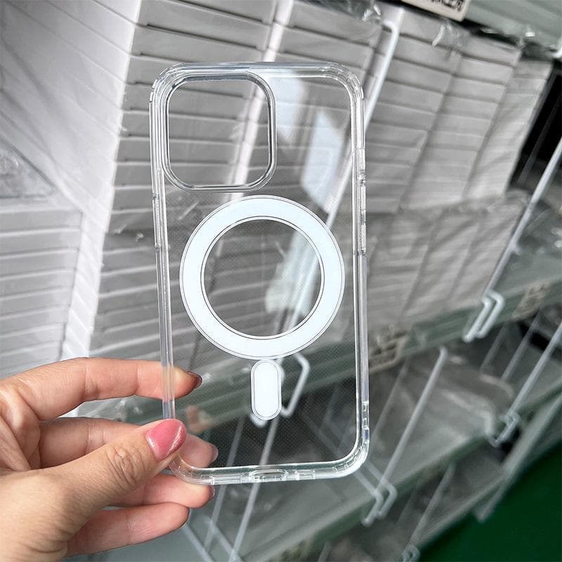 Applicable To IPhone15Pro Apple Magnetic Phone Case Magsafe Animation 16 Transparent 14 Acrylic Hard Shell iPhone 12 Pro Max
