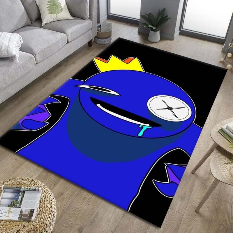 Horror Game R-Rainbow Friends Cartoon Area Rug,Carpet for Home Living Room Bedroom Sofa Doormat Decor,kids Non-slip Floor Mat 80cm x 120cm