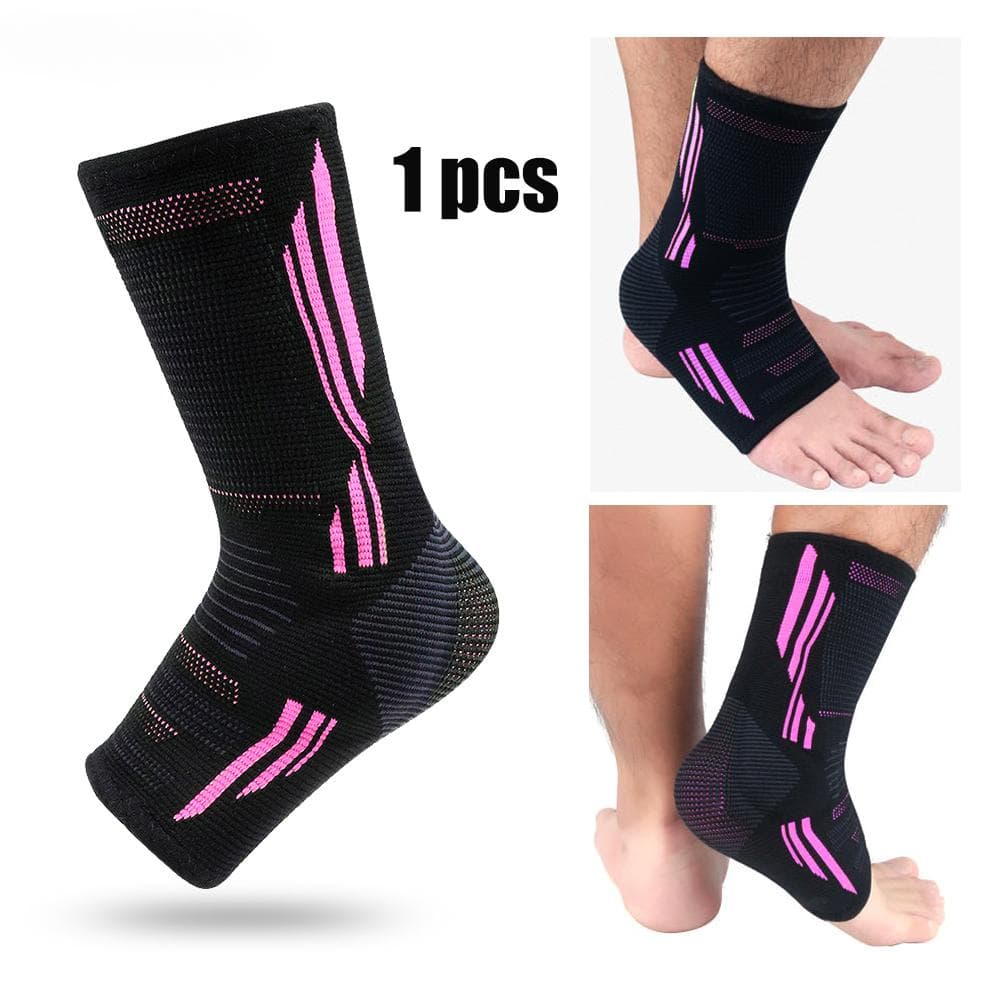 Ankle Brace Adjustable Compression Support Men Women Powerful Brace Sports Protection Stabilizing Ligaments L