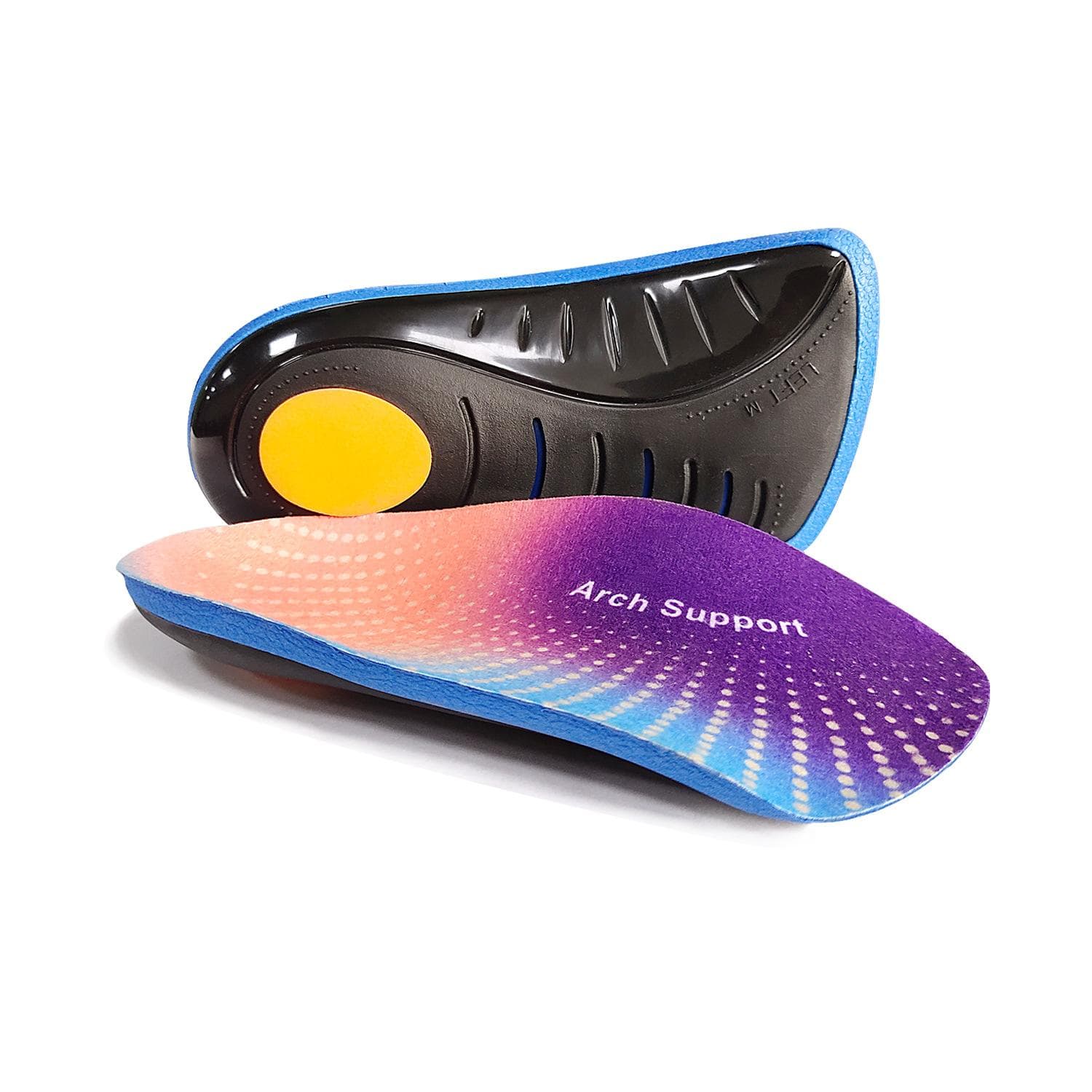 Arch Support Flat Foot Insole Orthopedic Insoles For Shoes Men Women Foot Valgus Varus XO-type Leg Corrector Shoe Pad Inserts 39-40 black