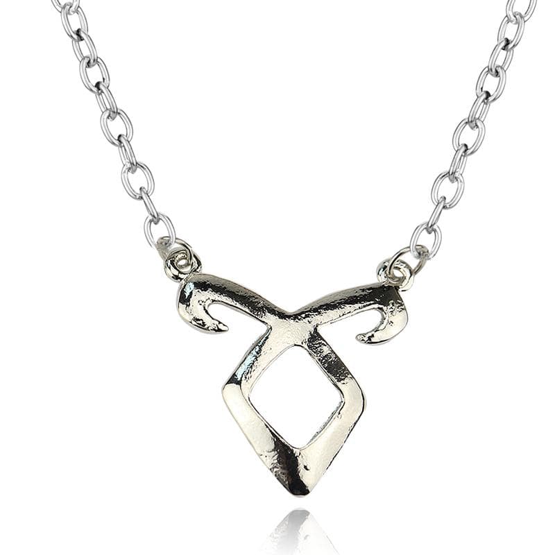 Movie City of Bones Pendant Necklace Angelic Forces Power Rune The Mortal Instruments Shadow Hunter Statement Necklace Jewelry
