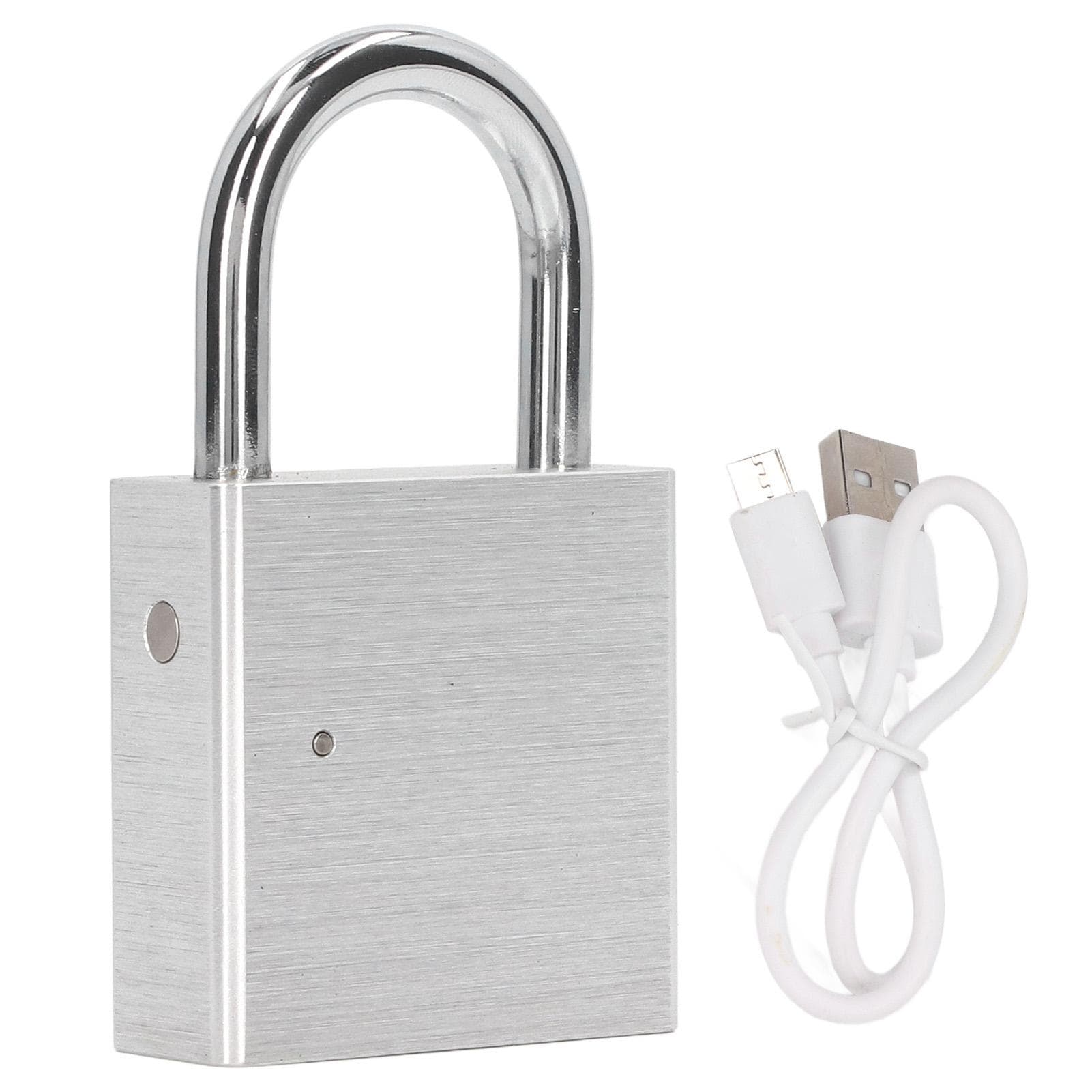 Bluetooth Padlock USB Rechargeable APP Control Impact Resistant Smart Padlock for Cabinet Iron Gate
