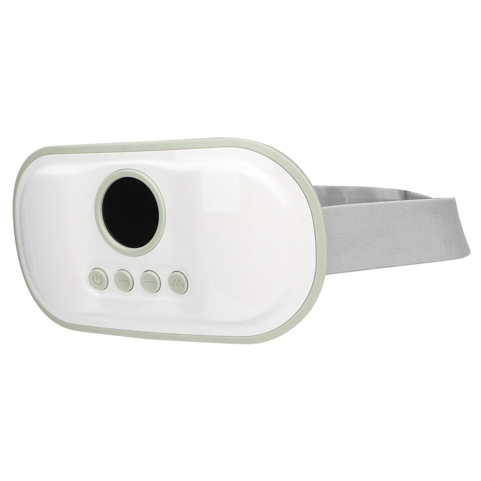 Portable Cordless Heating Pad Electric Waist Belt Fast Heating Pad 3 Heat Levels 2 Massage Modes pearl white