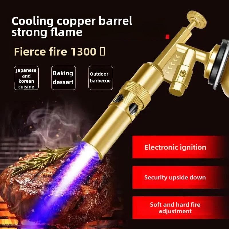 Welding Burner Flame Gas Torch Flame Gun Blowtorch Cooking Soldering Butane AutoIgnition Gas-Burner Lighter Heating