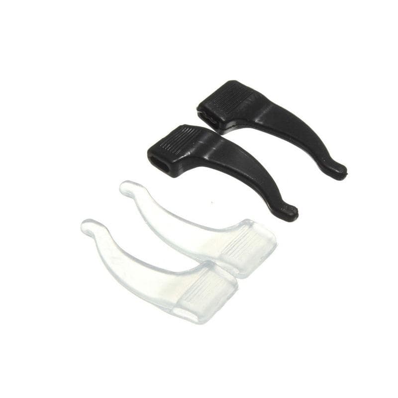5Pairs Anti Slip Glasses Ear Hooks Tip Eyeglasses Grip Temple Holder Silicone transparent