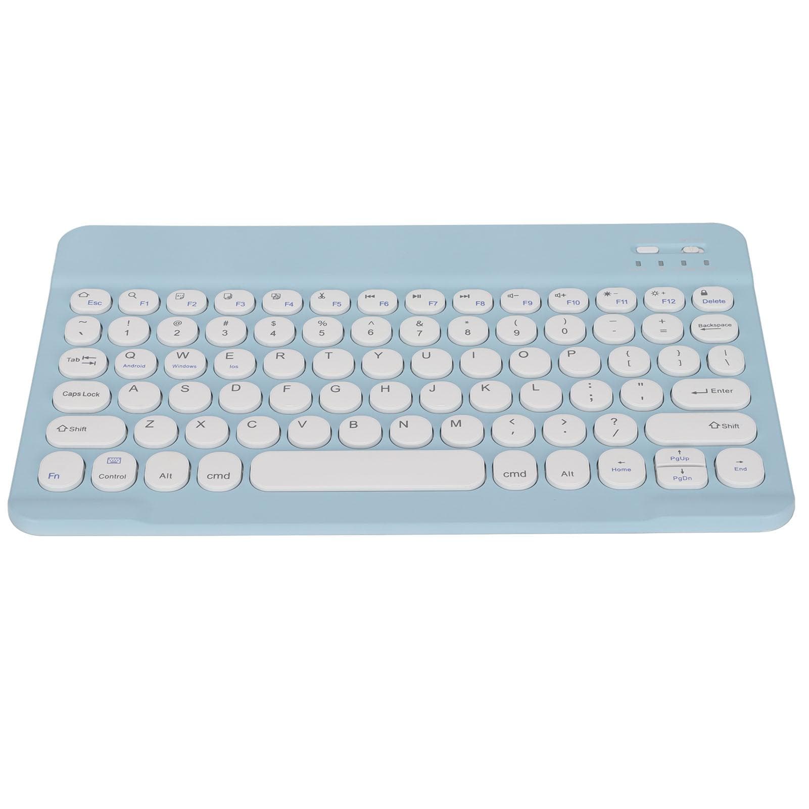 Wireless Keyboard Stable Connection Mobile Phone Tablet Laptop Accessories for IOS for Android for blue