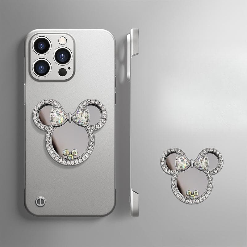 Mouse Mirror Bracket Suitable for IPhone16 IPhone Case 15promax Ultra-thin Frameless 14 Half Pack 13 Redmi K80 Pro