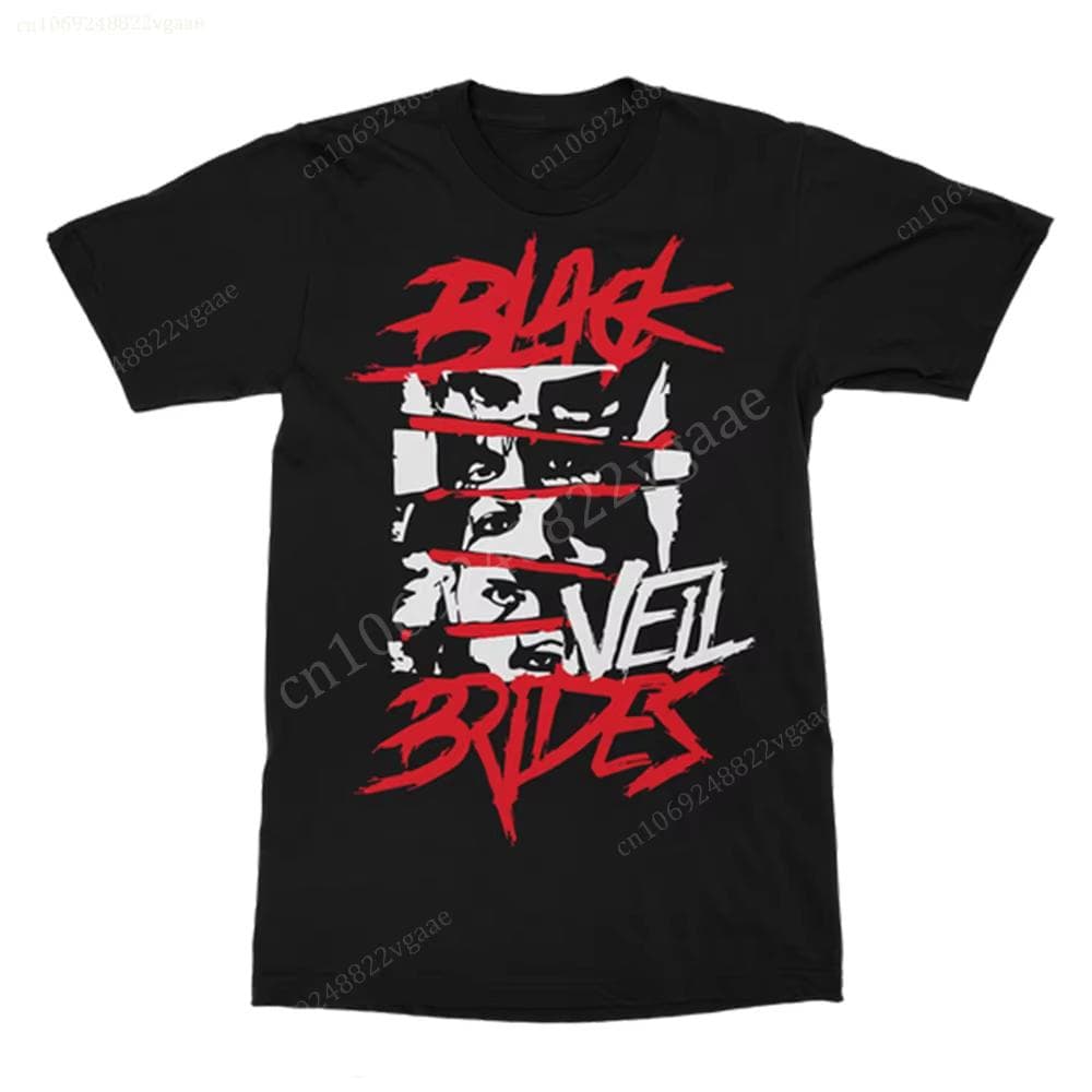 Summer Black Veil Brides T Shirt Men Cotton Women Vintage Short Sleeve Kids Tee Shirt Oversized Tops L