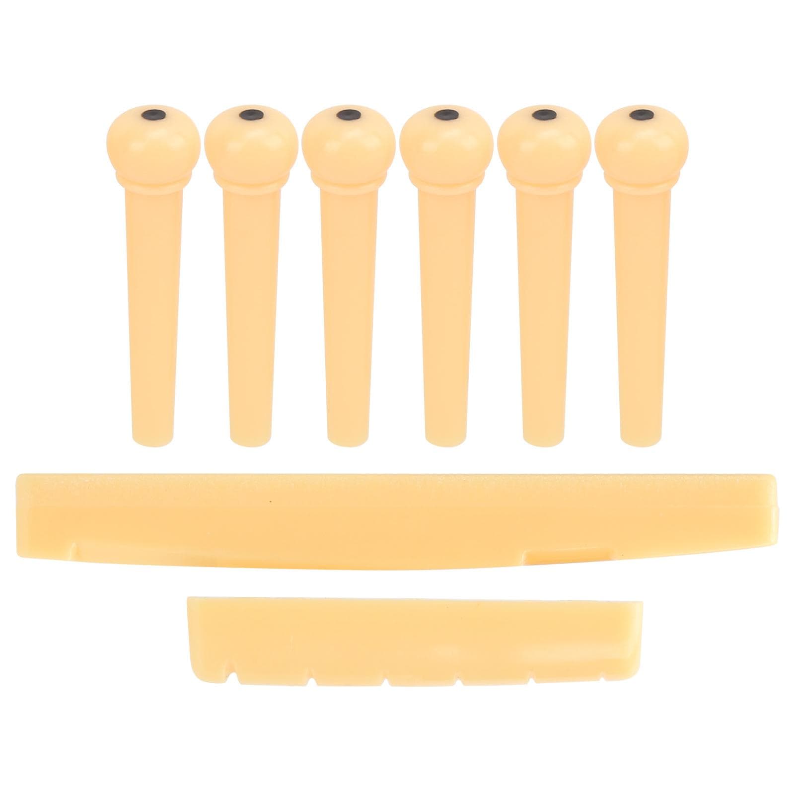Acoustic Guitar Pins Pegs Guitar Bone Saddle Nut Guitar Parts Replacement Tool Accessory