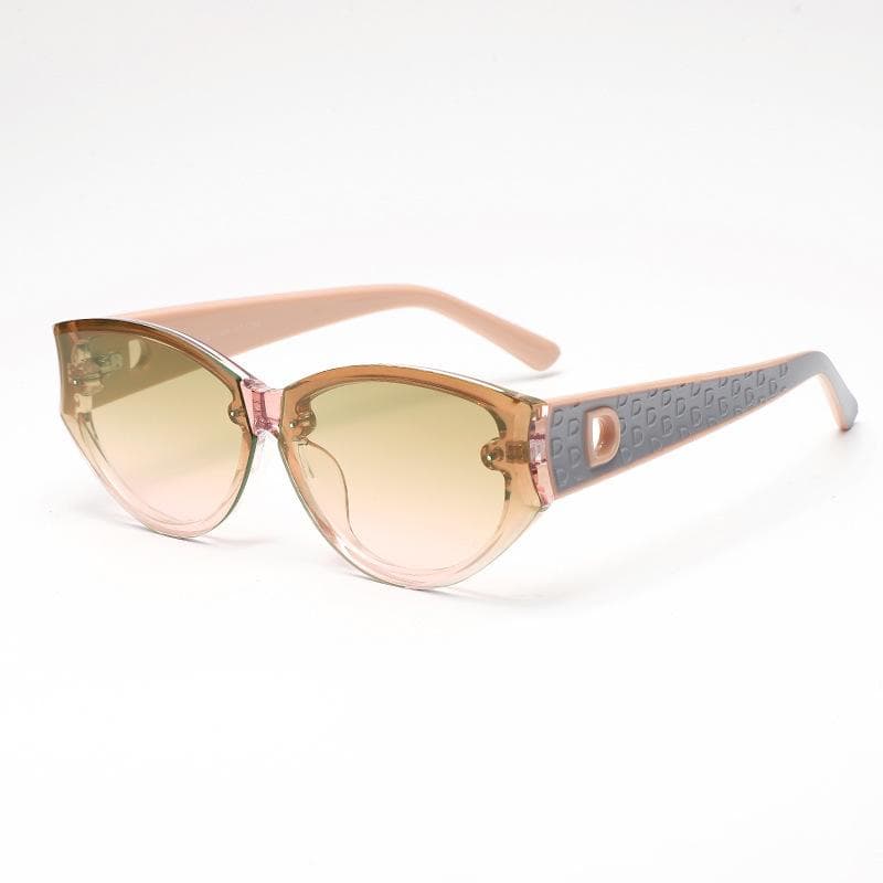 Luxury Cat Eye Women Sunglasses Stylish Glamour Fashion D Frame UV400 Driving Shades