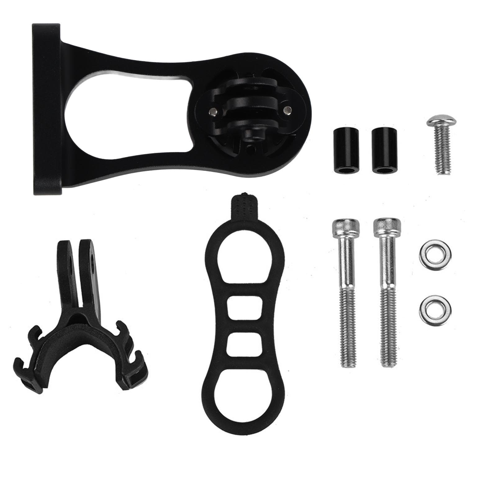 Bicycle Odometer Comupter Aluminium Alloy Extension Mount for Garmin (Black)