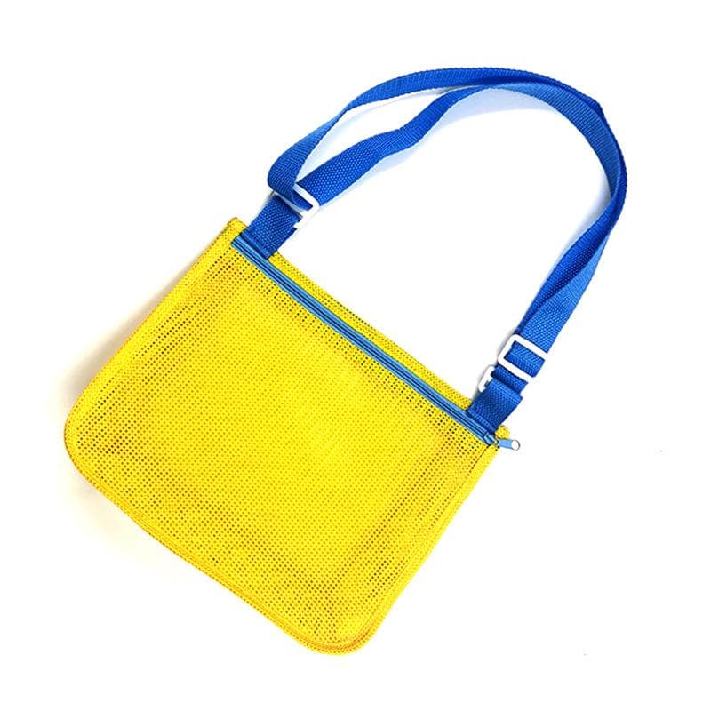 Beach Toy Mesh Bag Kids Shell Storage Bag Seashell Bag Beach Swimming Accessories