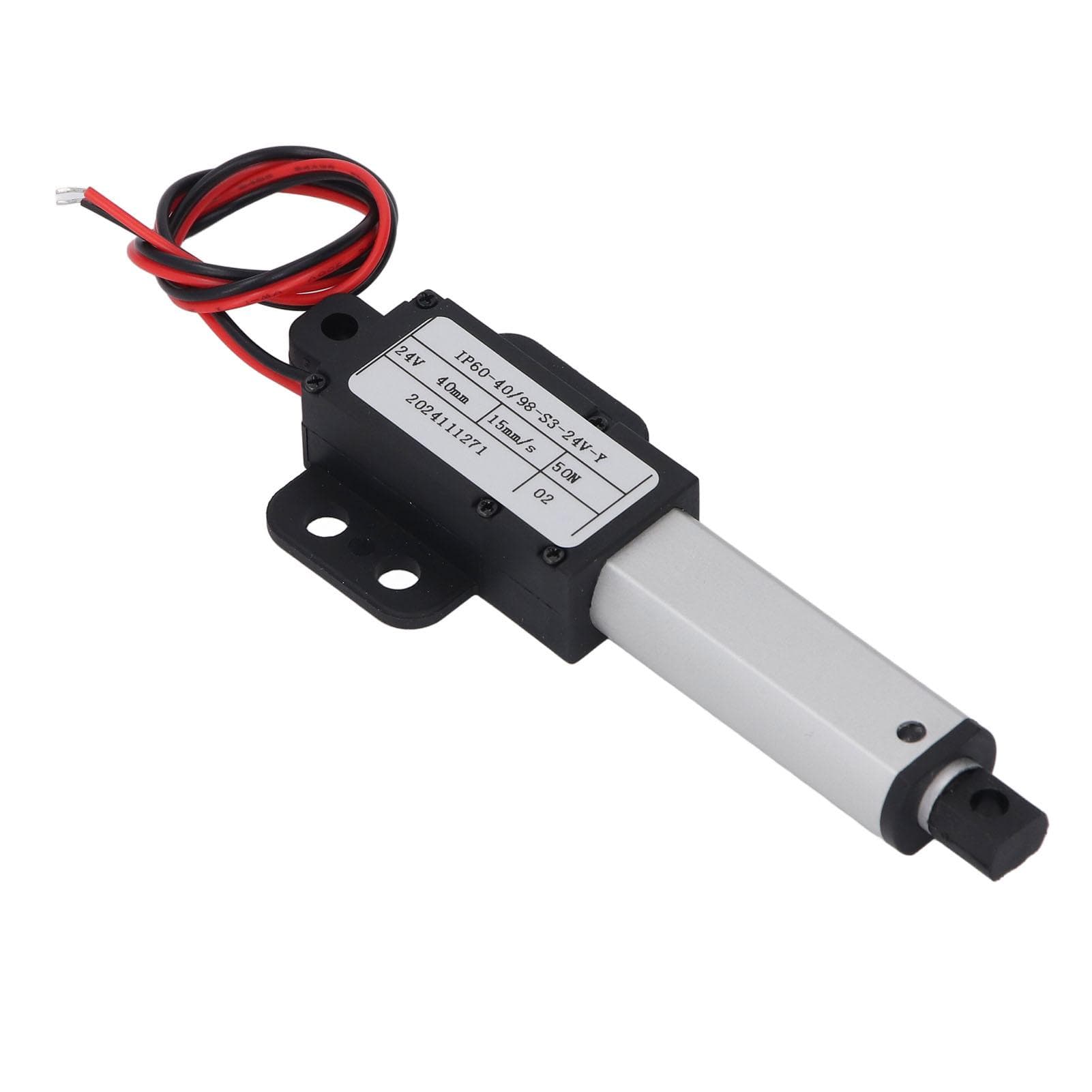 Mini Motion Actuator 50N Thrust 40MM Stroke 15mms Speed 24V Electric Small Linear Actuator