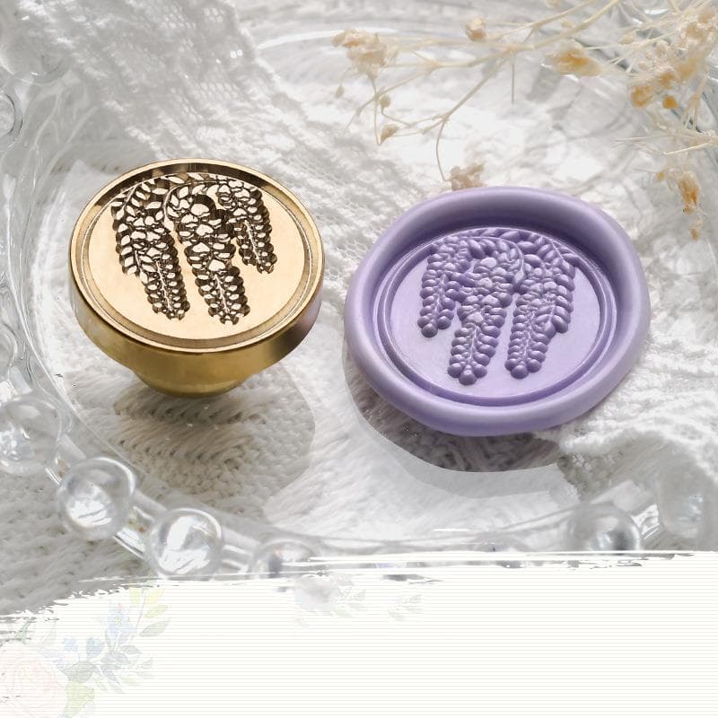 Plant Wax Seal Stamp Vintage Craft Seal Stamp Head Card Envelope Wedding Invitation Gift Wrap Scrapbooking Decorative