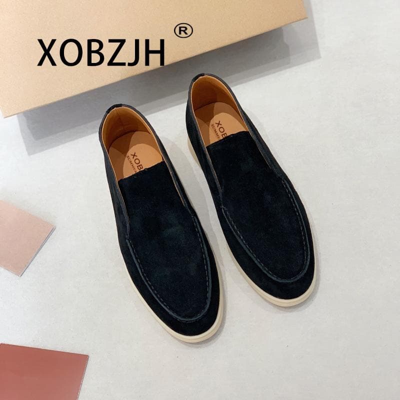 Luxury Brand Designer Boots Shoes None Rubber Ankle Basic Kid Suede Men's Boots Sneaker Shoes For Women Loafers Buty 38 black