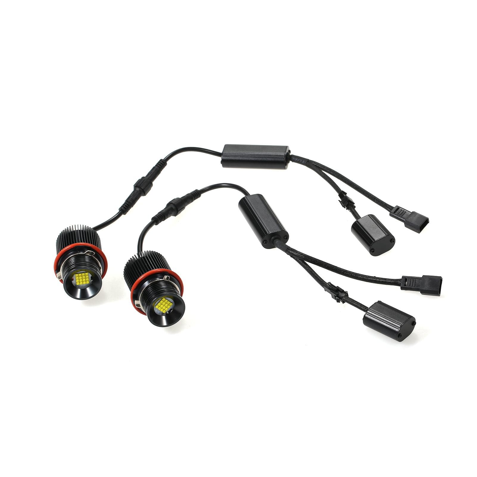 40W/pcs Angel Eyes Halo Ring Marker Lights Bulb 16SMD White Replacement for BMW E39 E53 E60 white