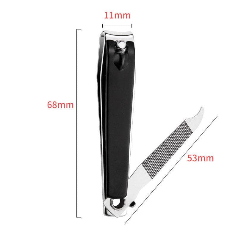 Stainless Steel Nail Art Clippers Manicure Files Fingernail Cutter Nail Nipper Toenail Trimmer Nail Scissors M