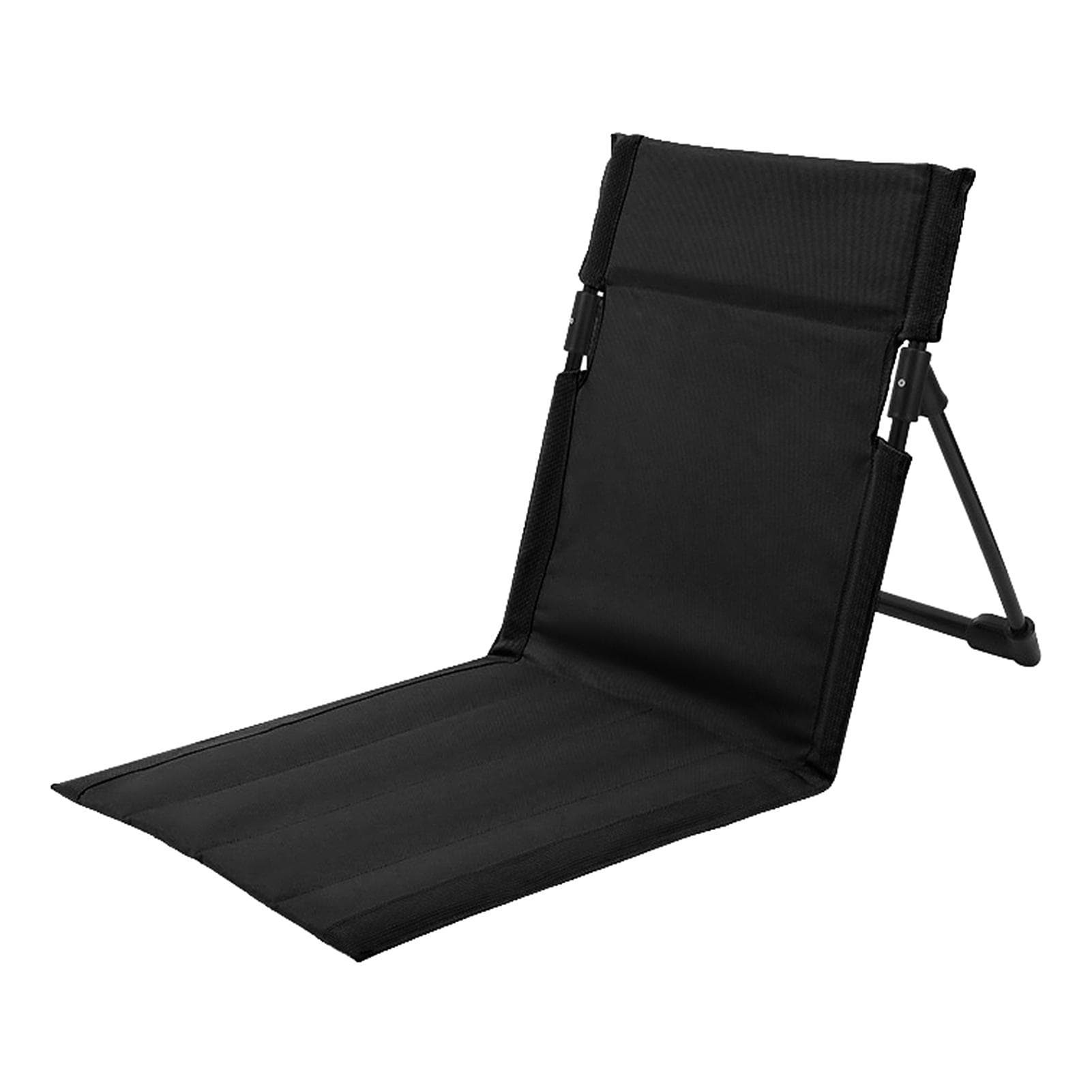 Outdoor Folding Beach Chair Camping Lightweight Single Chair Camping Portable Leisure Chair Travel black