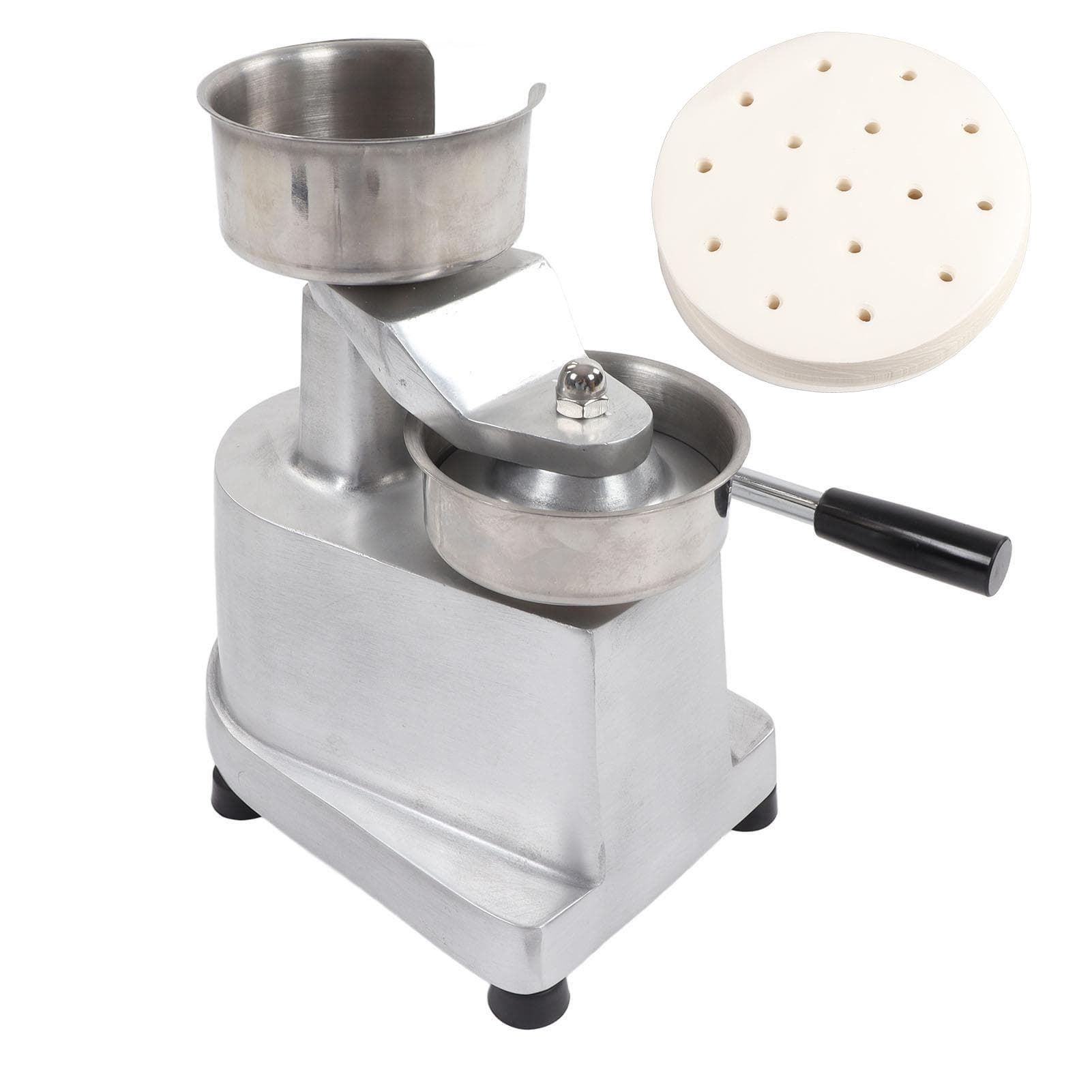Hamburger Patty Manual Machine Aluminum Stainless Steel Burger Press Meat Maker Forming Machine Diameter 130mm/5.12in