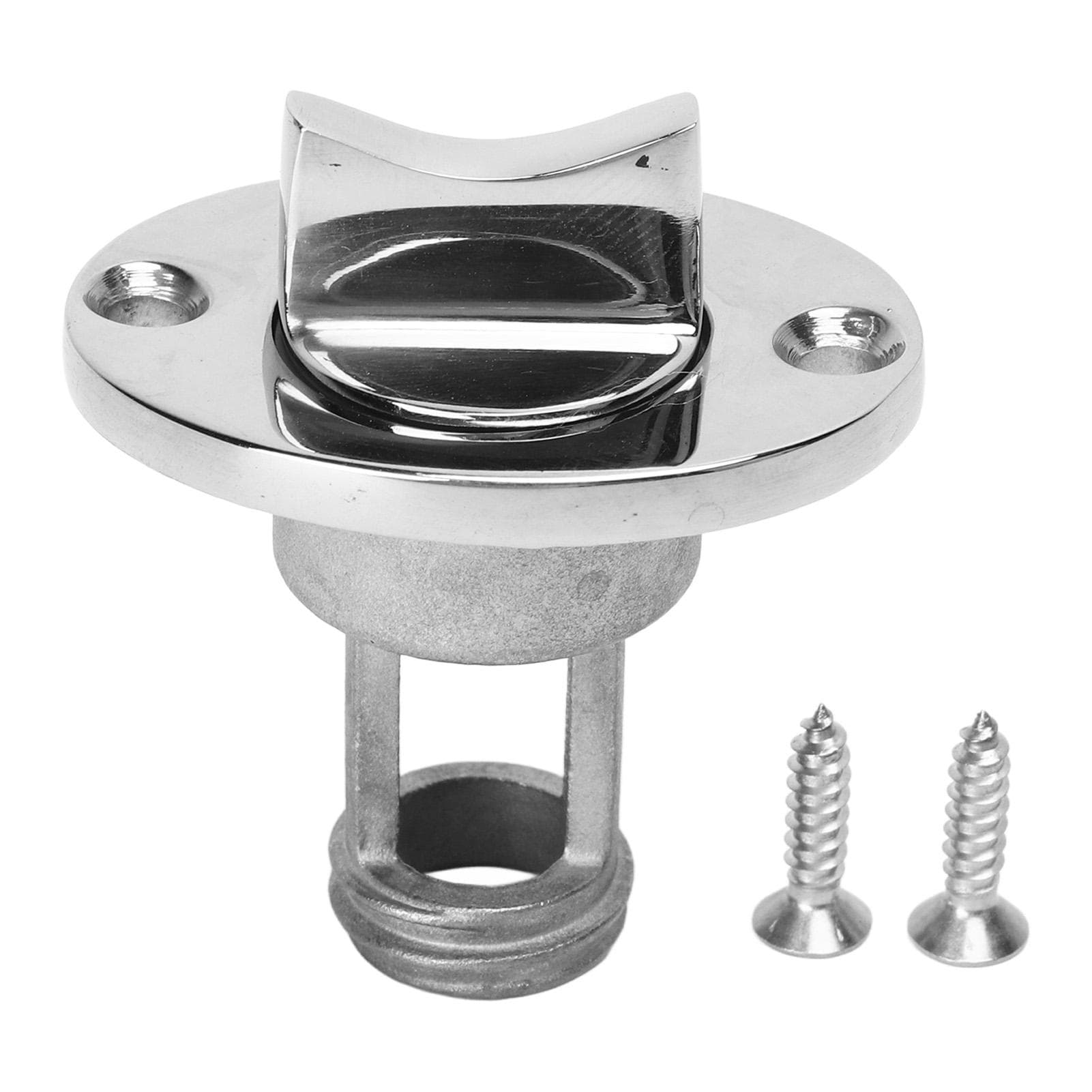 Marine Drain Plug 1in Stainless Steel Screw Type Boat Drain Valve with O Ring Washer for