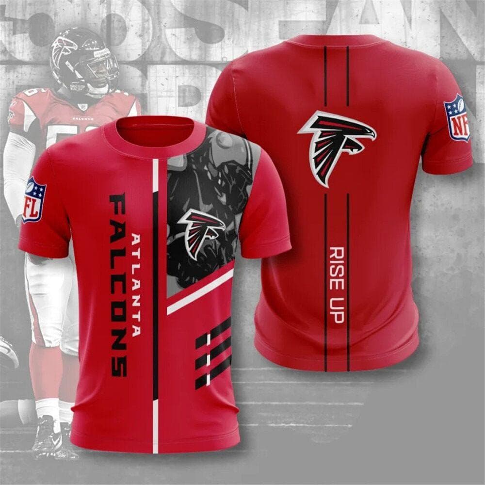 NFL Men's Football Shirt Sports Easy To Dry Short Sleeve 3D Digital Printed Team Needle Eye T-shirt 6XL