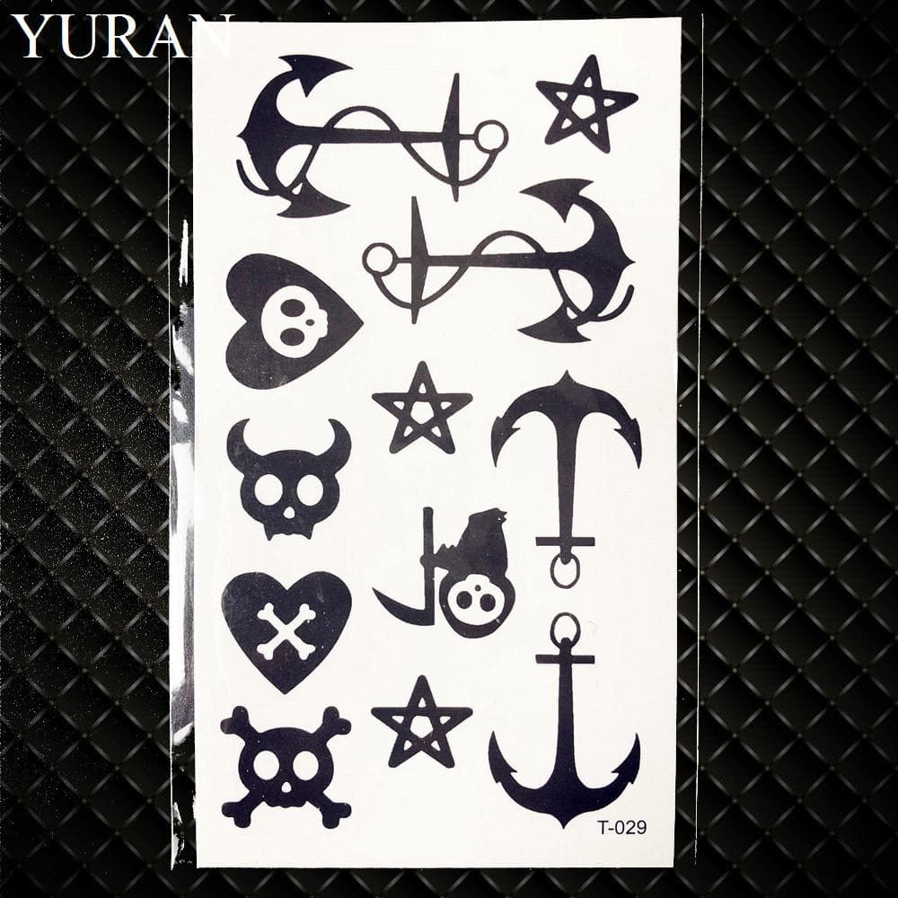 Creative Small Waterproof Temporary Tattoos Sticker For Women Men Kids Realistic Fake Lovely Tattoos