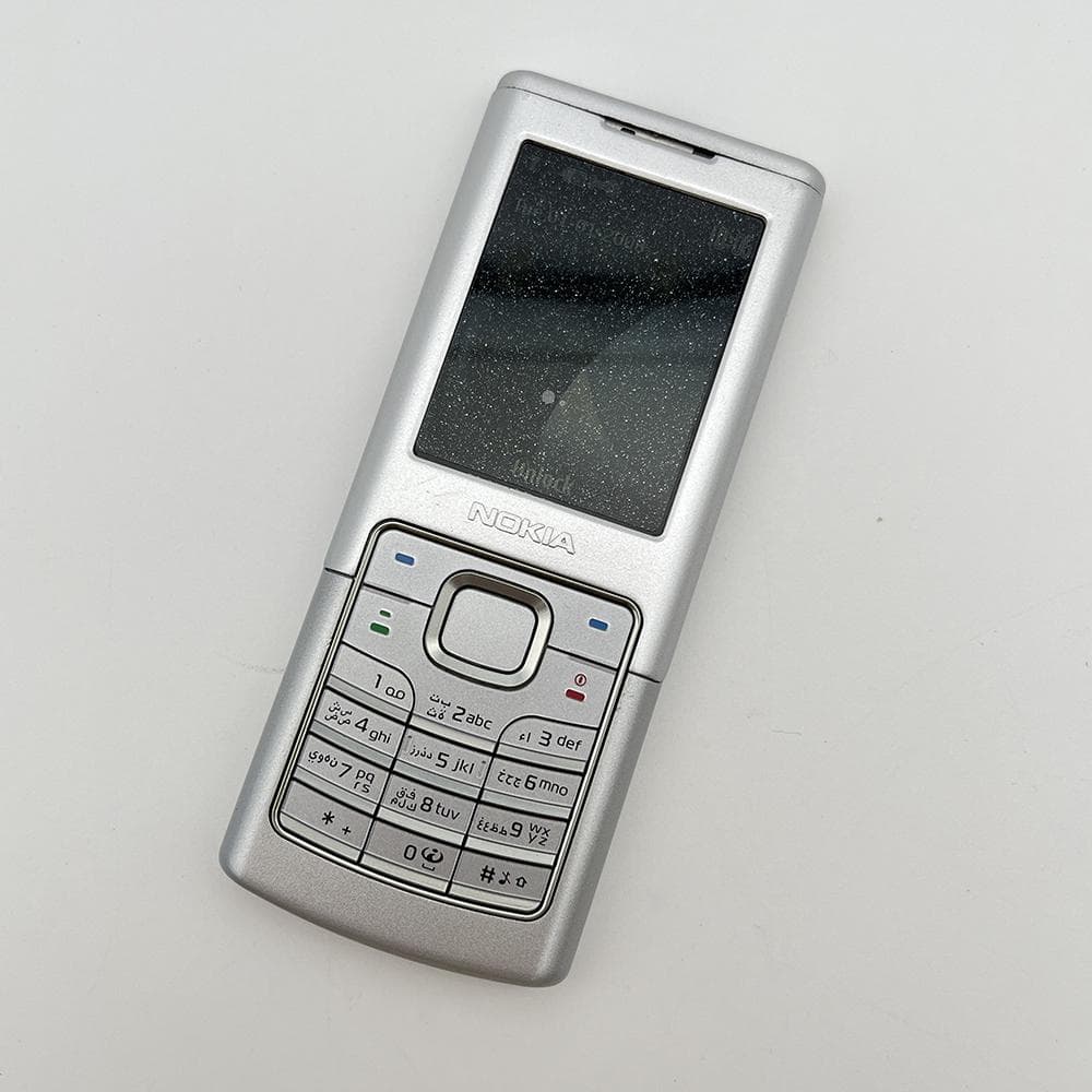 Refurbished Nokia Original Nokia 6500 Classic Mobile Phone With 1 SIM 1 battery 1 charger white