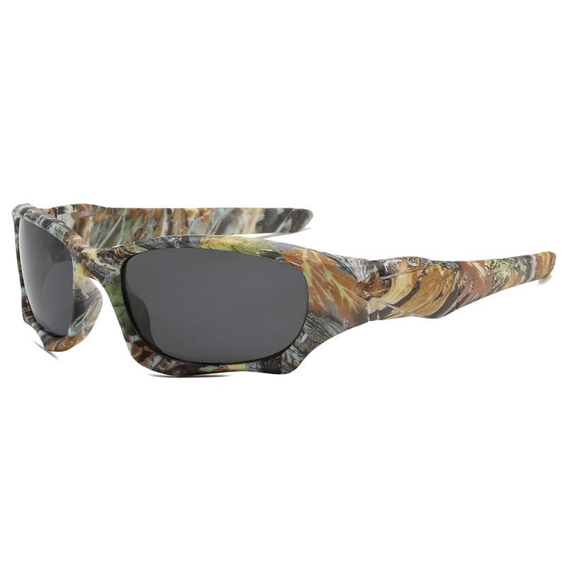 Men's Polarized Tactical Windproof Sunglasses - Military Green, Sports Style Polarized
