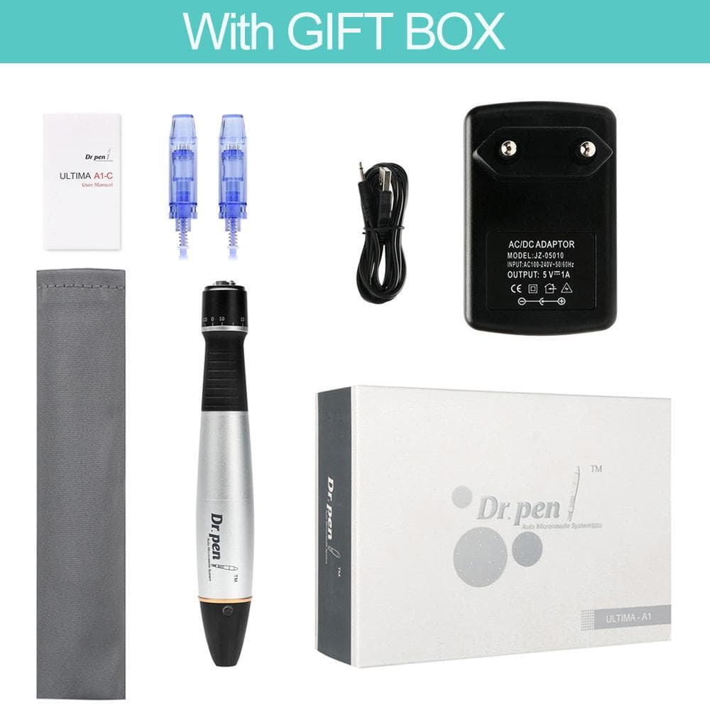 Dr.Pen Ultima A1 Electric Micro Needling Pen Skin Care Kit Tools Derma Pen Mesotherapy Auto Micro Needle Therapy Beauty Device With GIFT BOX