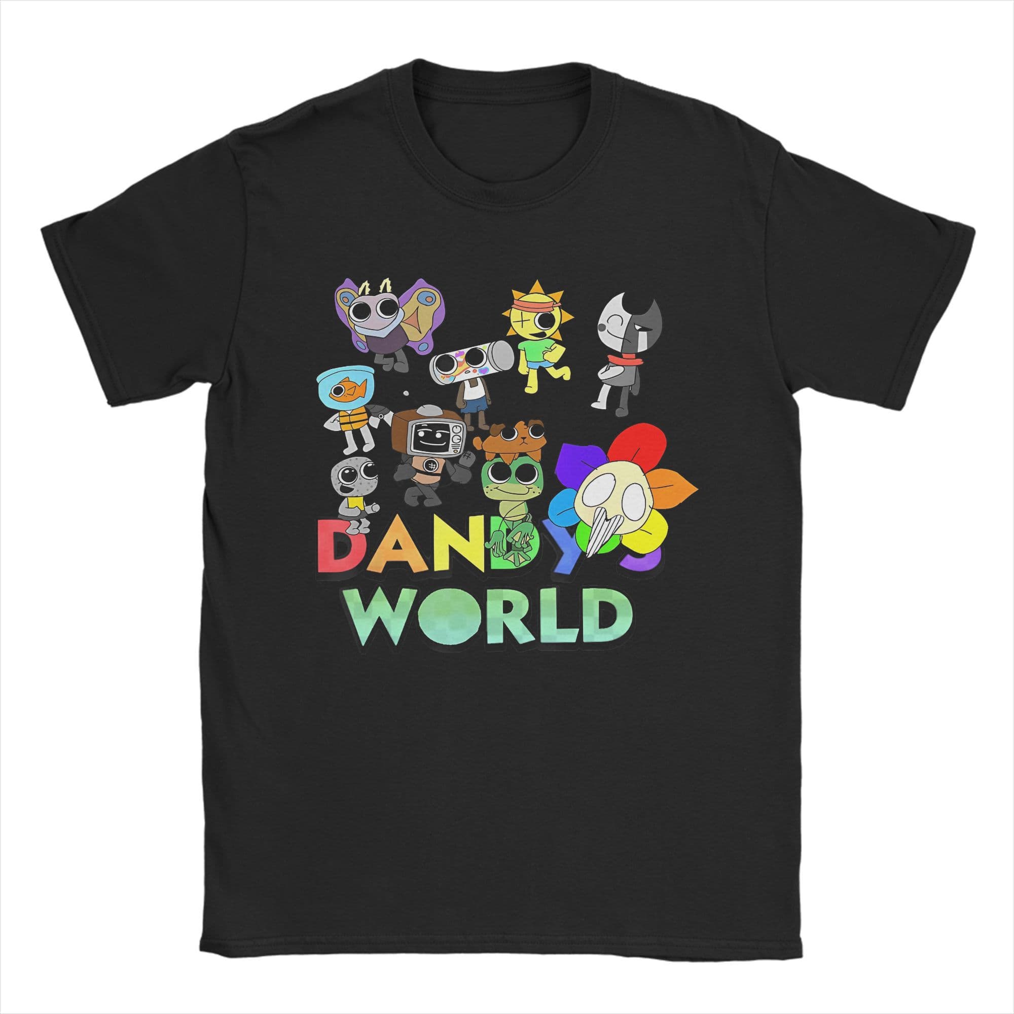 Streetwear Dandys World Cosmo Cartoon Tshirts Men's Crewneck Short Sleeve Clothing Cotton Summer TopsTops S