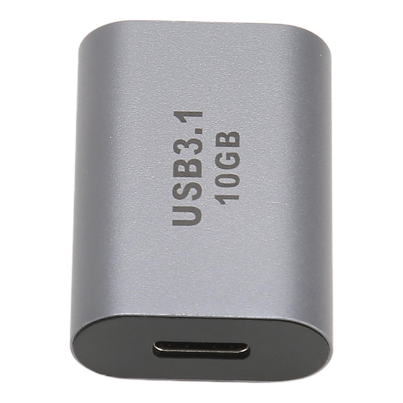 USB 3.1 to Type C Adapter Female to Female 10Gbps Plug and Play USB A to USB C Adapter for Phone