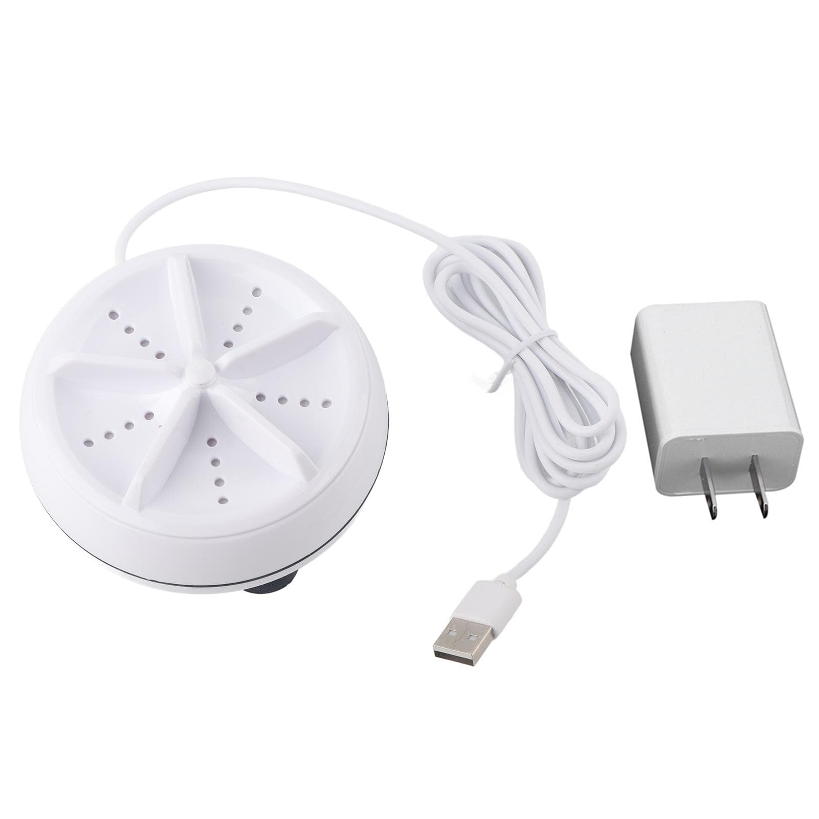 Washing Machine Portable Small Ultrasonic Washer for Travel Business white