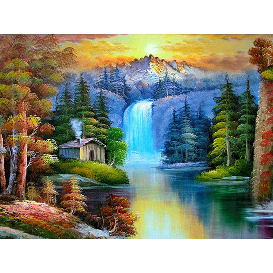 Diamond Painting Diamond Mosaic Handmade Needlework Diamond Embroidery Cross Stitch 20X30CM