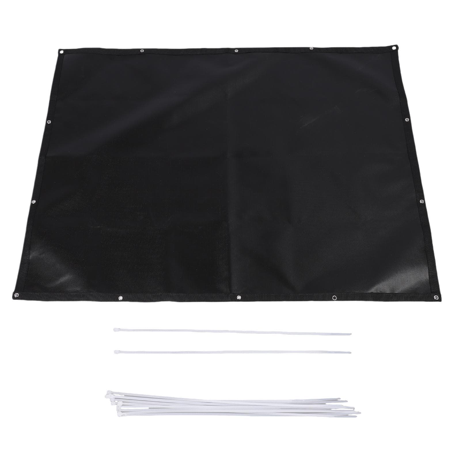 Grill Heat Shield Mat Fiberglass Rain and Fire Proof Easy Cleaning Grill Fence Protector for 3x4ft