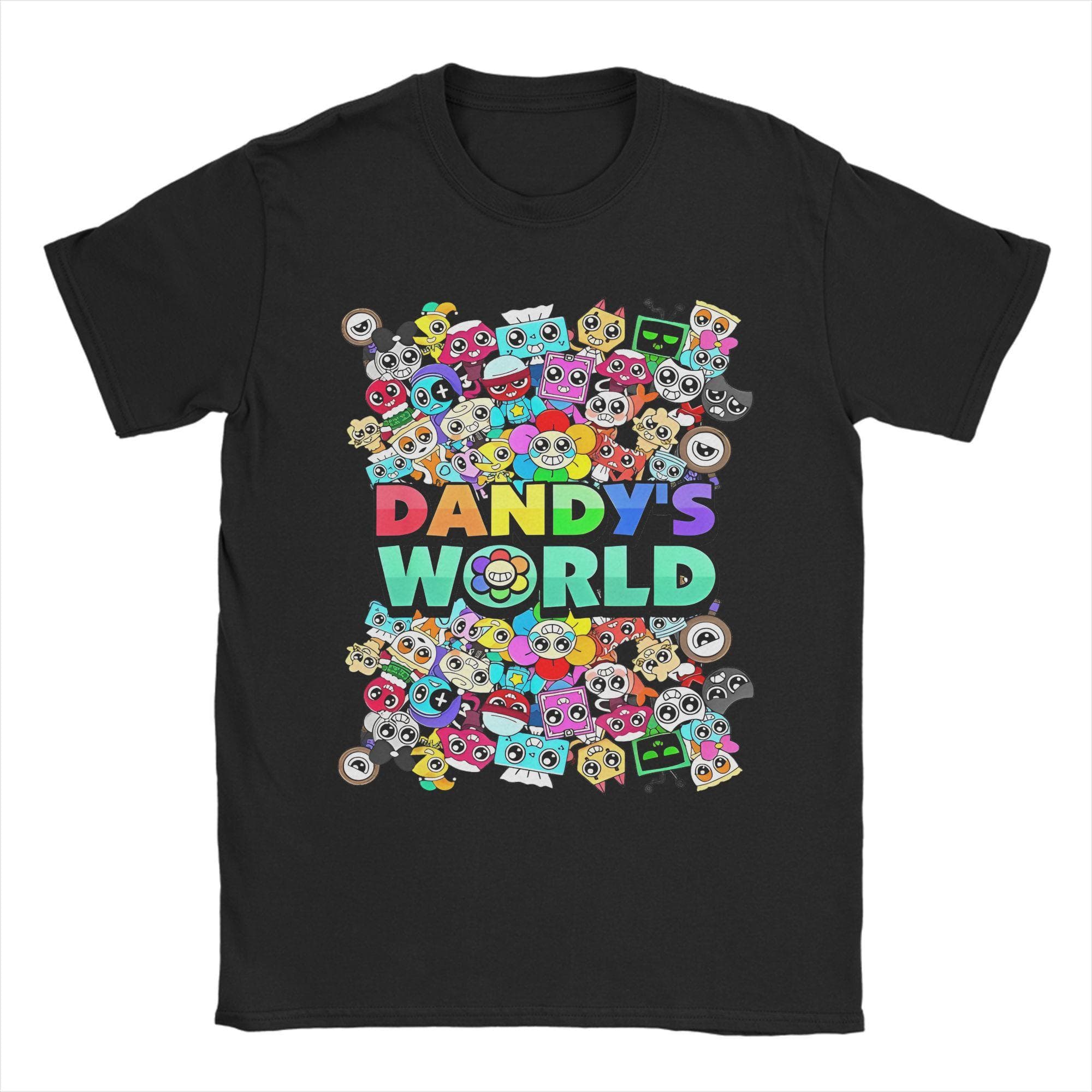 Streetwear Dandys World Cosmo Cartoon Tshirts Men's Crewneck Short Sleeve Clothing Cotton Summer TopsTops S