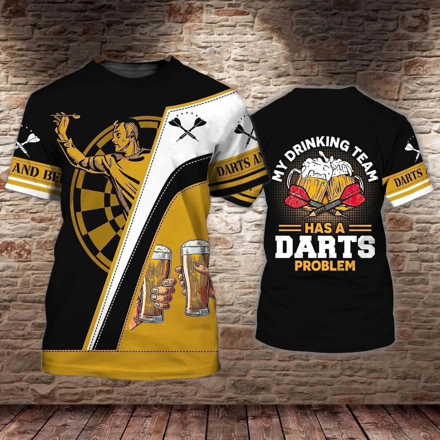 Round Target Dart Print T Shirt For Men Fashion Trend Sports Short Sleeve Hip Hop Harajuku Oversized Tops Casual O-neck Pullover 3XL