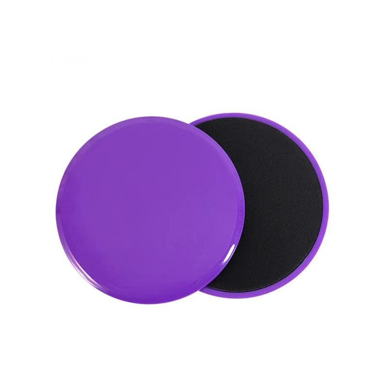 1 Pair Fitness Core Sliders Exercise Gliding Discs Slider Full-Body Workout Accessories Abdominal Training Yoga Sports Equipment purple