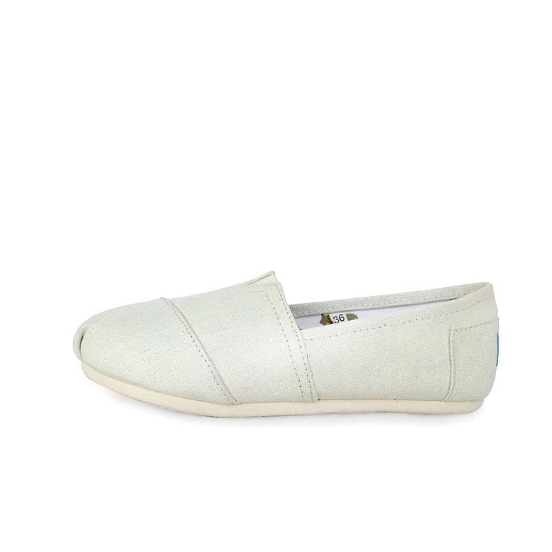 New 2025 canvas shoes men's and women's lazy shoes solid color Toms shoes Thomas cloth shoes Mary shoes comfortable and versatile 41