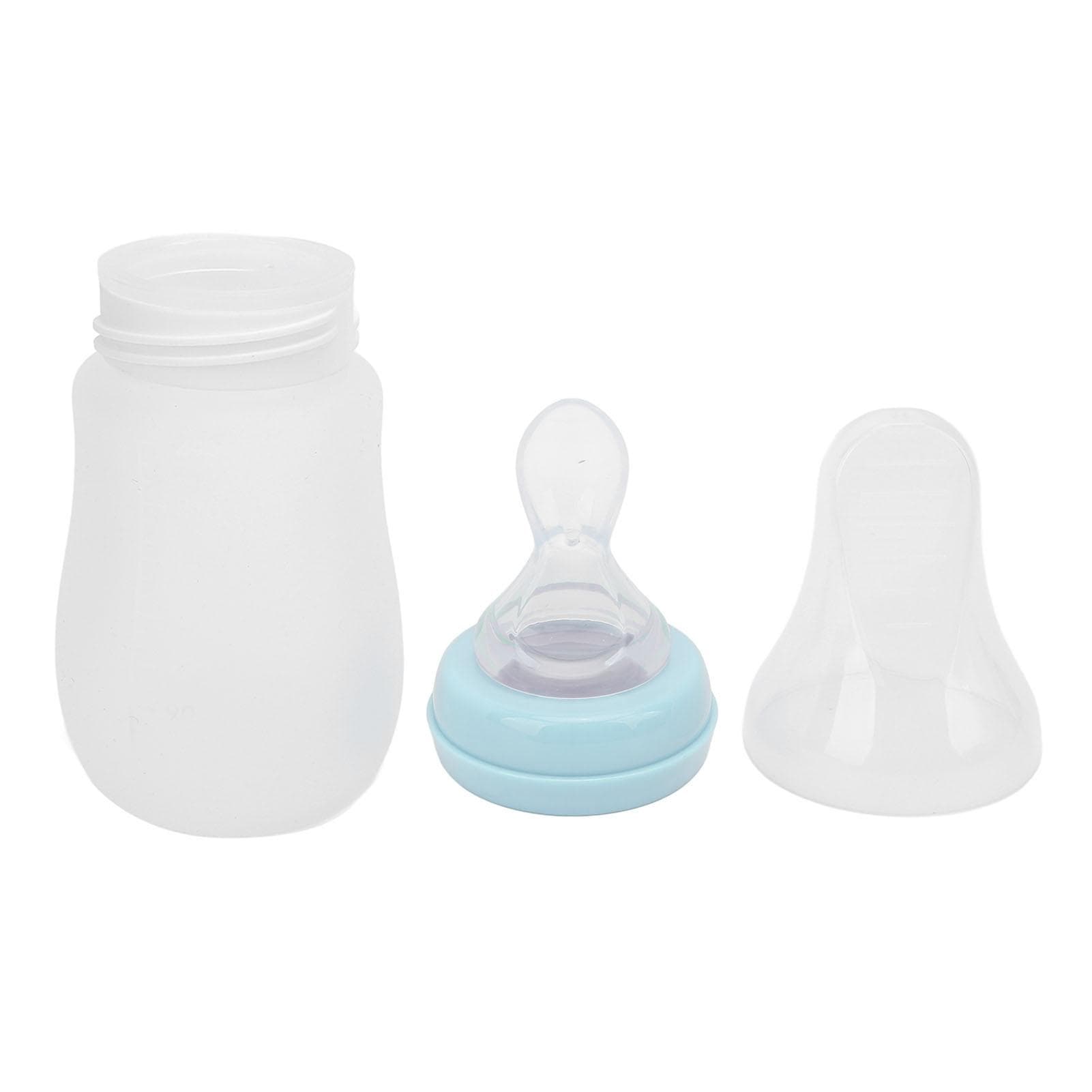 240ml Drinking Aids Feeding Cup Drink Water Soup Porridge Squeeze Controlled Feeding Bottle Green L(for 6.5-9kg) blue
