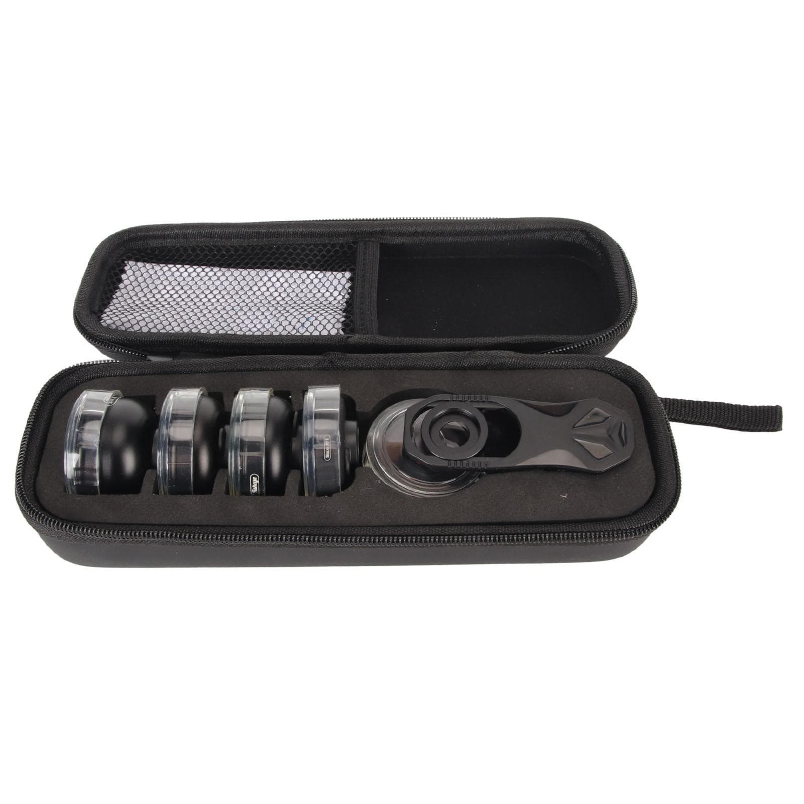 Phone Camera Lens Kit Clip On 5 in 1 Macro Telephoto Lens Ultra Wide Angle and Fisheye Lens for