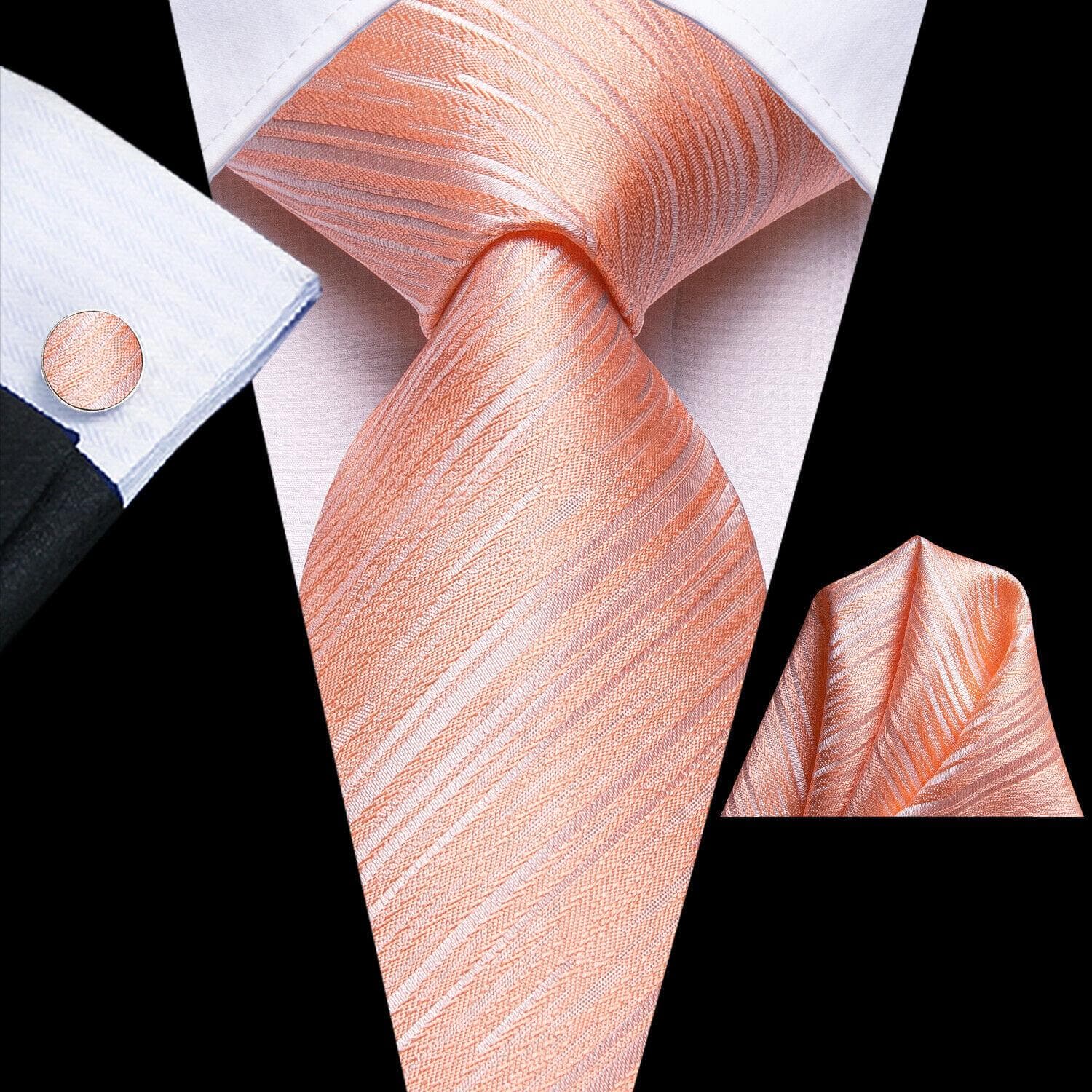 Hi-Tie Ties for Men Silk Tie Sets Pocket Square Cufflinks Wedding Formal Business Party Mens Tie Sets N-3804