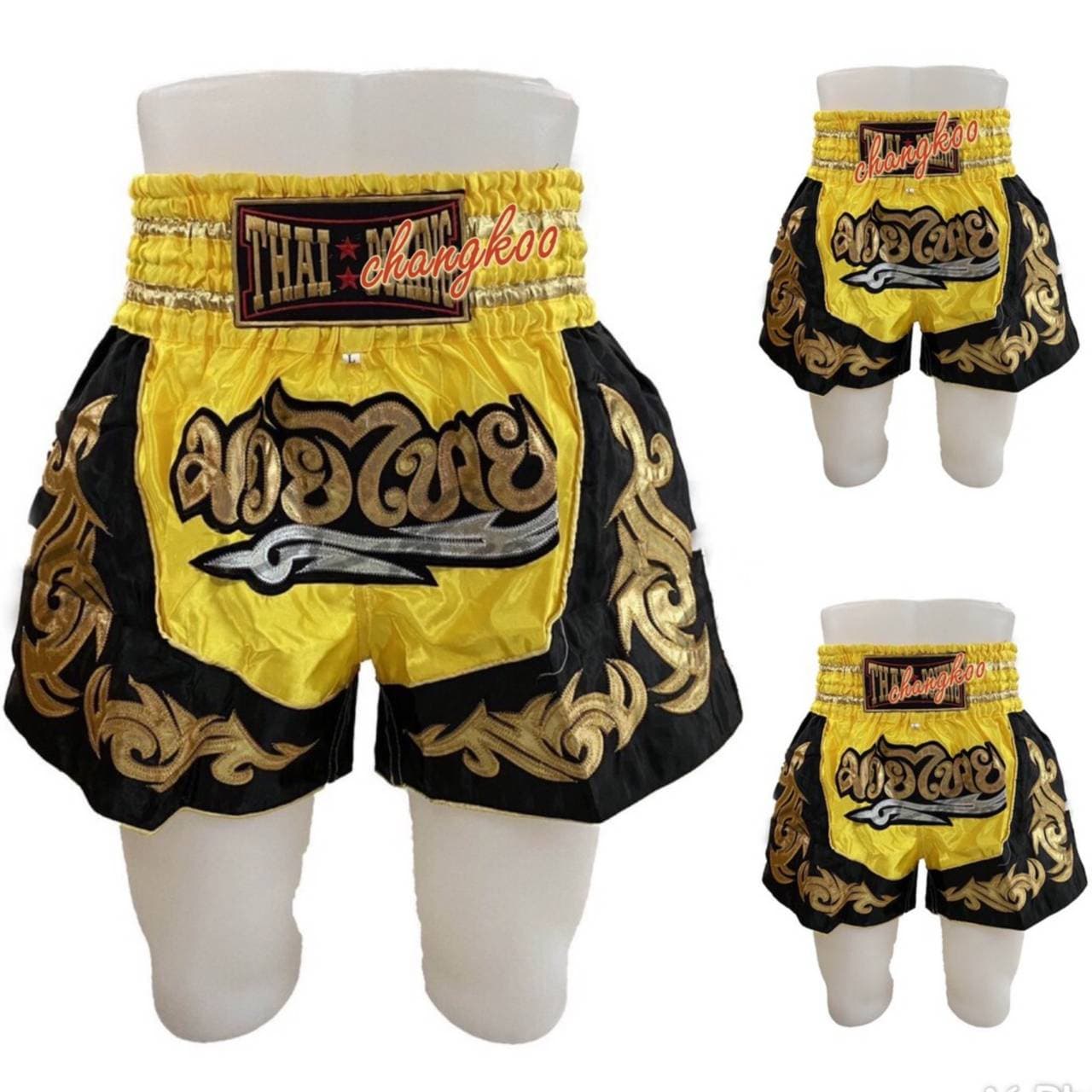 Muay Thai Thai Kick Boxing Shorts Fight Boxer MMA Training Martial Art Satin 8 m