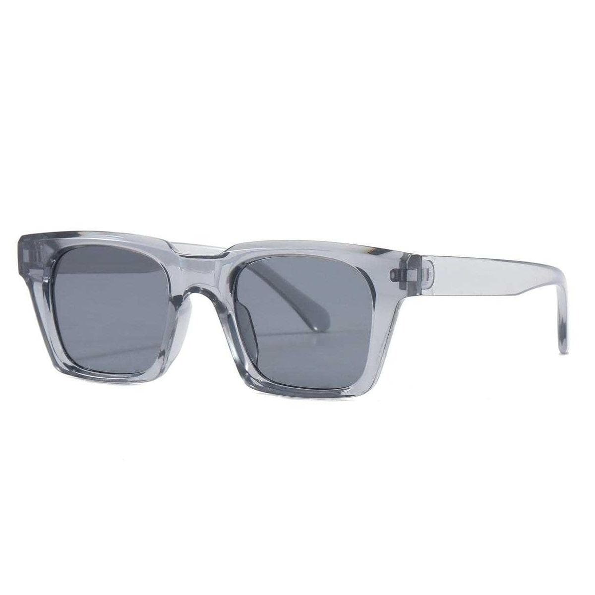 Ins Popular Women Square Sunglasses Vintage Punk Shades Fashion UV400 Protection Unisex Sun Glasses as picture