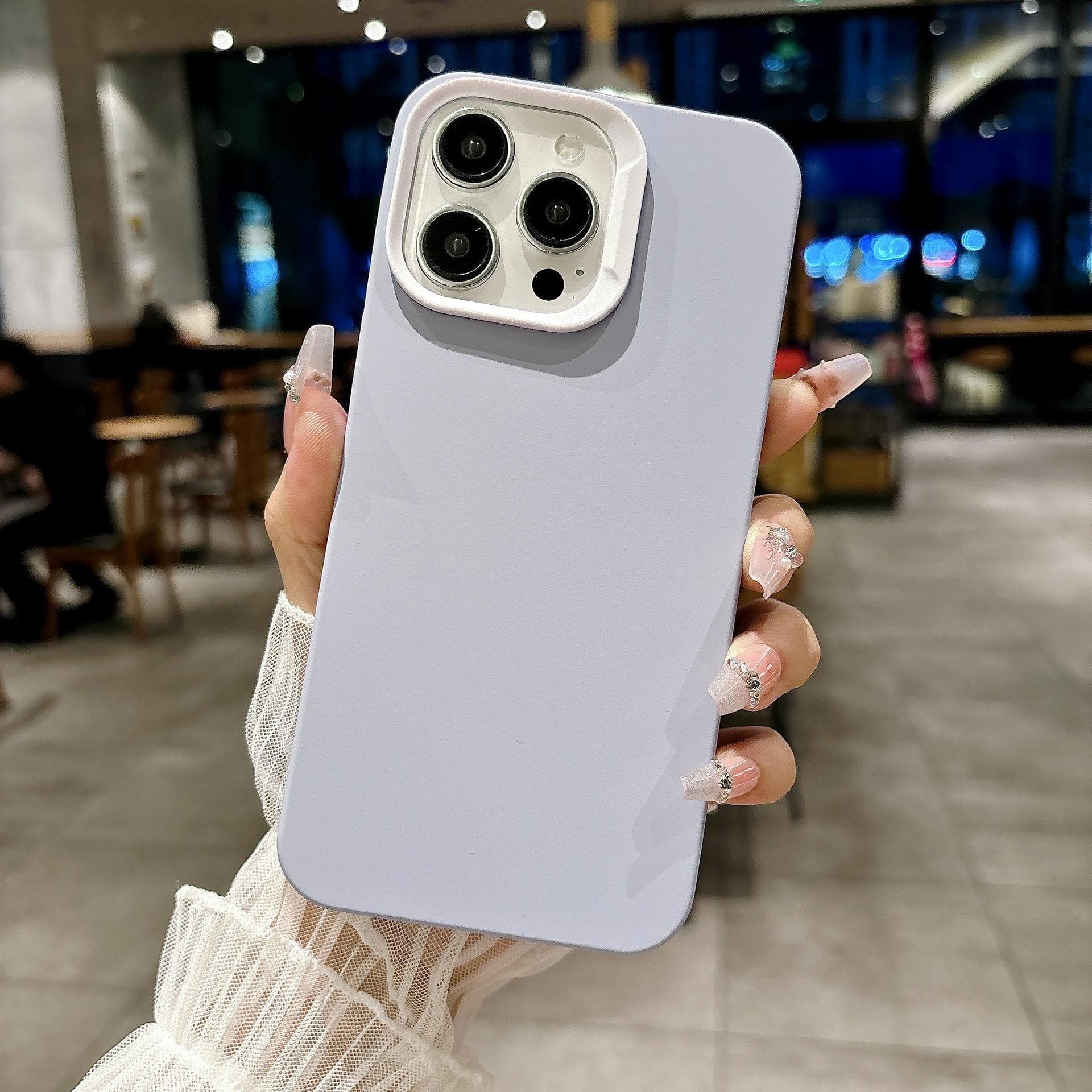 Applicable To IPhone15promax Mobile Phone Case 14pro All Inclusive 13 Anti-fall Apple 12ins Candy Color Wallet iPhone11 purple