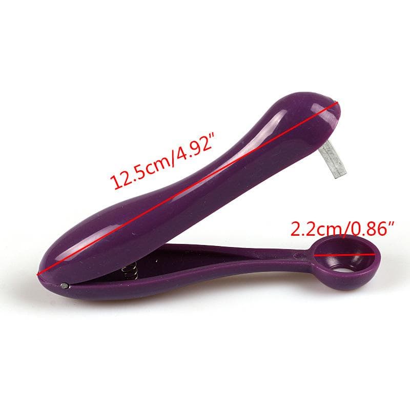 New 5'' Cherry Fruit Kitchen Pitter Remover Olive Corer Remove Pit Tool Seed Gadge Fruit and Vegetable Tools Cherry Pitter