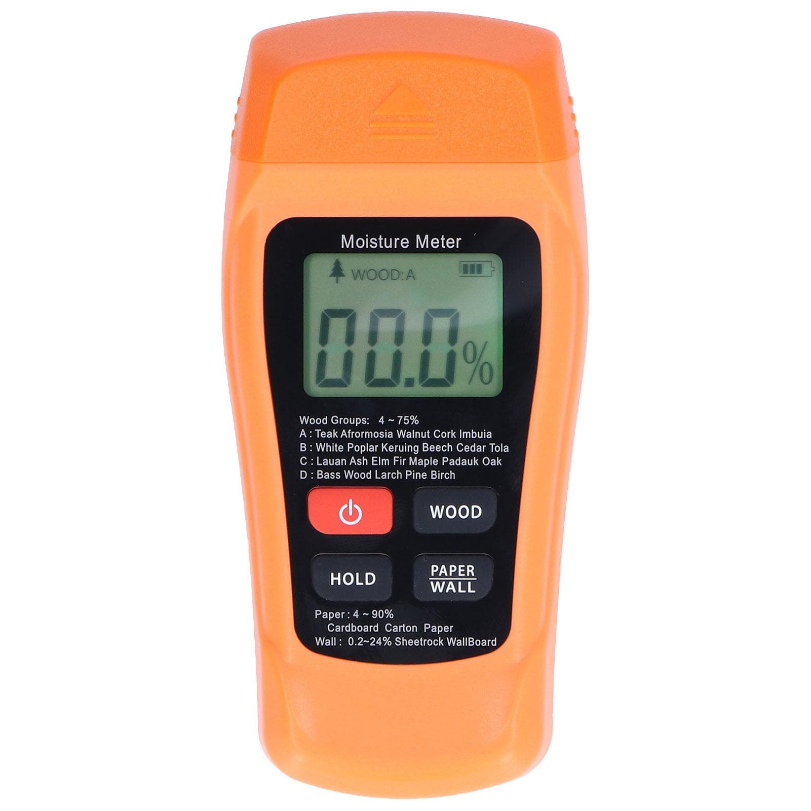 MT18 Digital Moisture Detector Backlit LCD Display Wood Moisture Meter for Wood Building Material