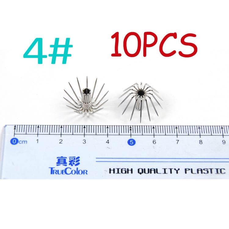 10pcs Squid Jig DIY Hooks diameter 2cm Squid Fishing Lure Making Material Umbrella Hook