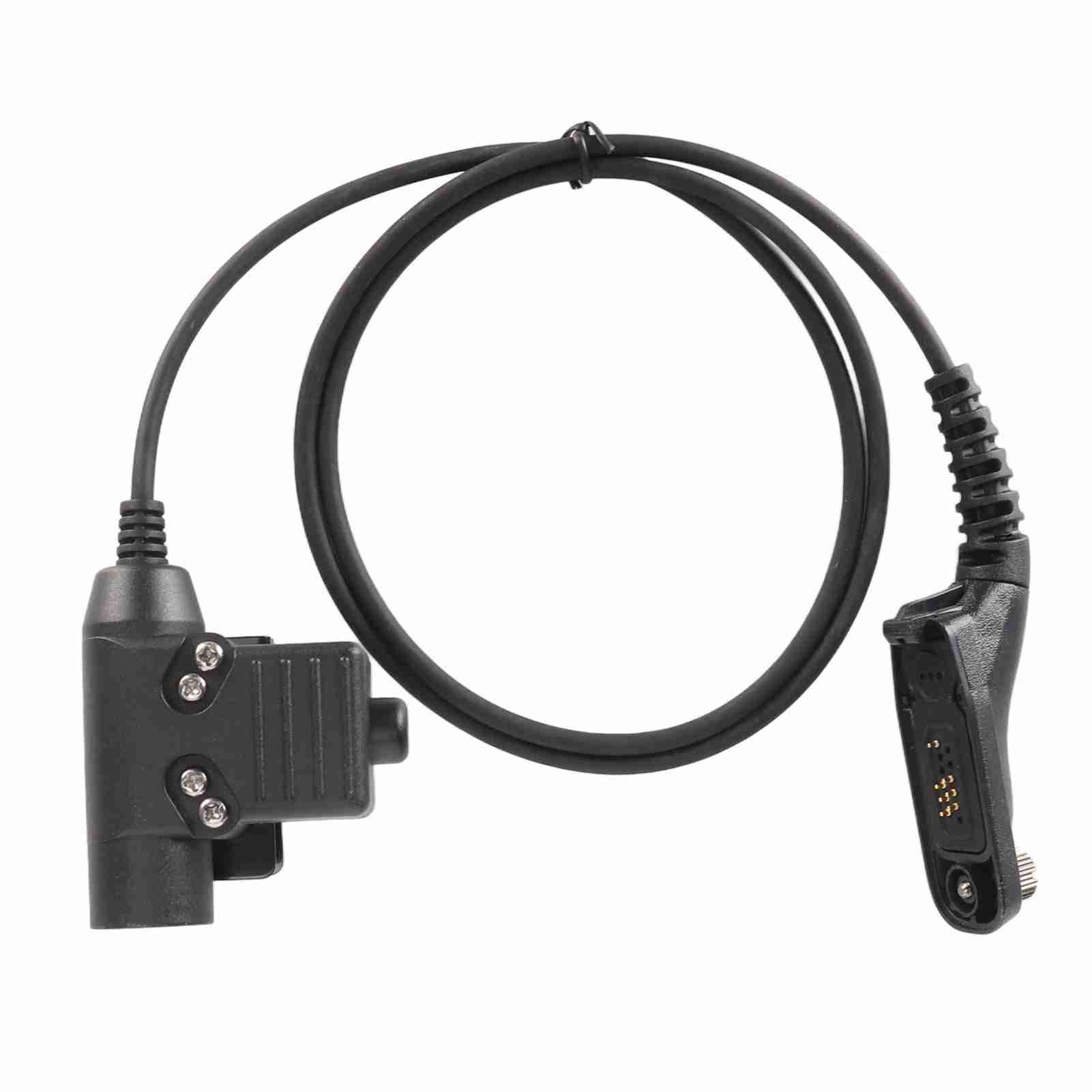 Walkie Talkie Headset Adapter Push to Talk Sturdy Metal Clip Replacement For Motorola APX Apx?4000