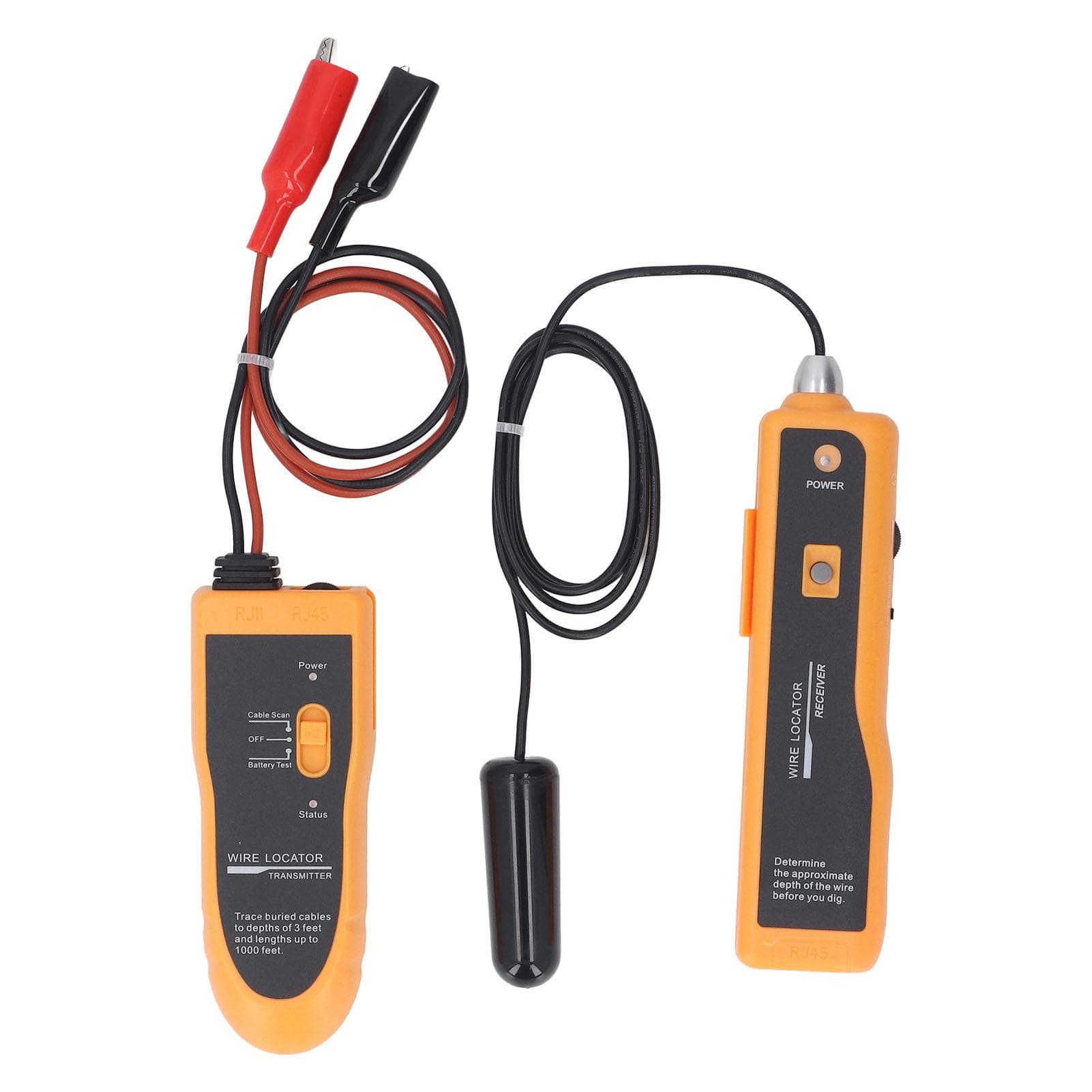 Wire Locator Tool Transmitter Set Adjustable Induction Amp Network Cable Tester High Accuracy Line