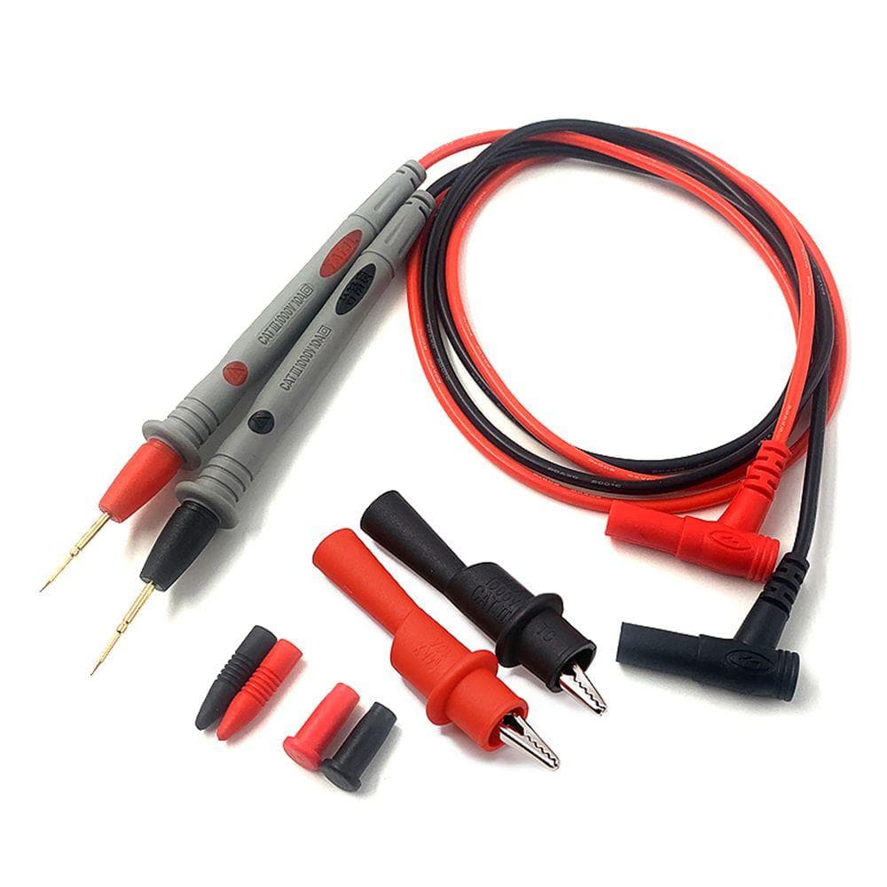 Tips Multi-Meter Tester Crocodie Clip Probe Wire Pen Multimeter Test Leads Measuring Probes Pen 20A with 1pair Clip
